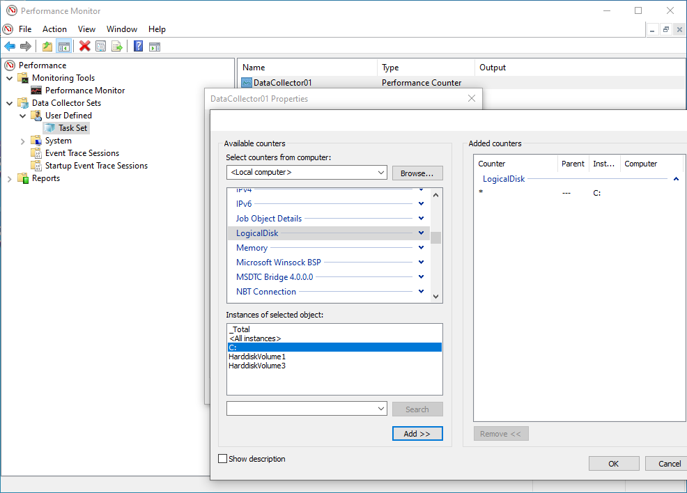 Windows Performance Monitor
